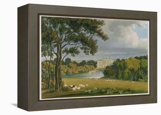 View of Burghley House, Seat of the Marquis of Exeter-Frederick Mackenzie-Framed Premier Image Canvas