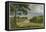 View of Burghley House, Seat of the Marquis of Exeter-Frederick Mackenzie-Framed Premier Image Canvas