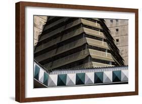 View of Business District Le Plateau, Abidjan, Lagunes Region, Ivory Coast-null-Framed Giclee Print