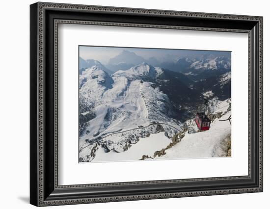 View of Cable Car Station, Dolomites-Mark Doherty-Framed Photographic Print