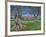 View of Cagnes Sur Mer from Renoir's garden, 2017-Trevor Neal-Framed Giclee Print