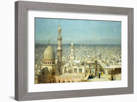 View of Cairo-Jean Leon Gerome-Framed Giclee Print