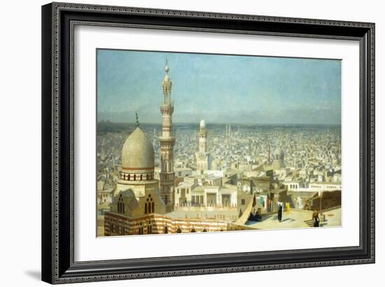 View of Cairo-Jean Leon Gerome-Framed Giclee Print