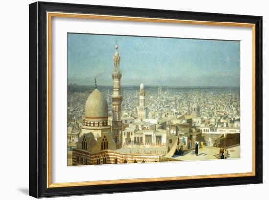 View of Cairo-Jean Leon Gerome-Framed Giclee Print