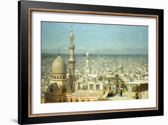 View of Cairo-Jean Leon Gerome-Framed Premium Giclee Print