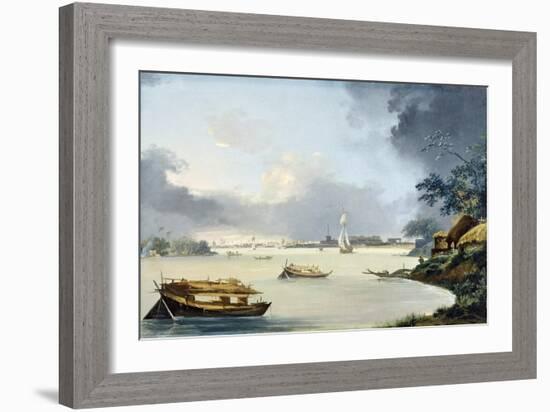 View of Calcutta, C.1790-William Hodges-Framed Giclee Print