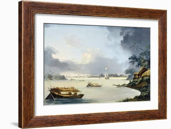 View of Calcutta, C.1790-William Hodges-Framed Giclee Print