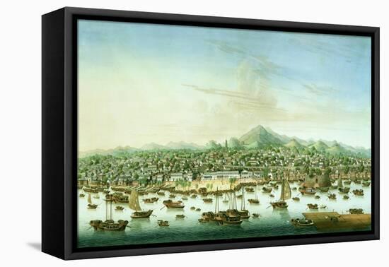 View of Canton, C.1800-null-Framed Premier Image Canvas