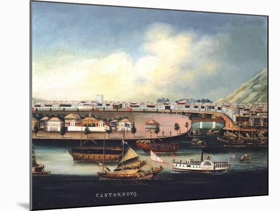 View of Canton-null-Mounted Giclee Print