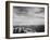 View Of Canyon In Fgnd Horizon Mts & Clouded Sky From North Rim 1941, Grand Canyon NP, Arizona 1941-Ansel Adams-Framed Art Print