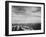 View Of Canyon In Fgnd Horizon Mts & Clouded Sky From North Rim 1941, Grand Canyon NP, Arizona 1941-Ansel Adams-Framed Art Print