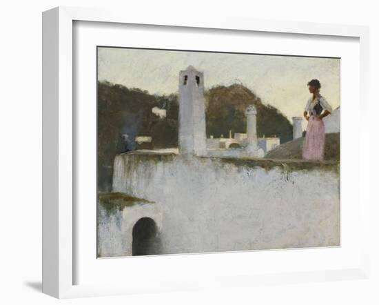 View of Capri, c.1878-John Singer Sargent-Framed Giclee Print