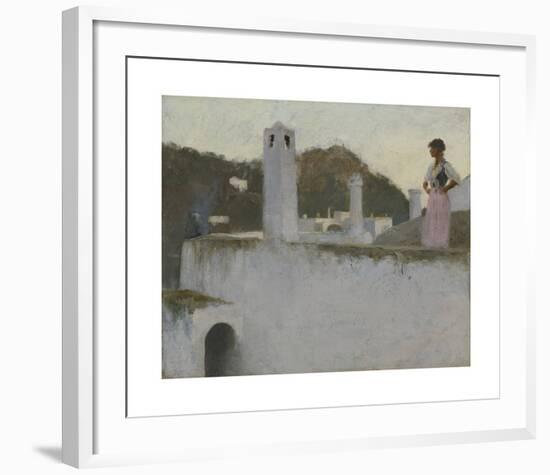 View of Capri-John Singer Sargent-Framed Premium Giclee Print