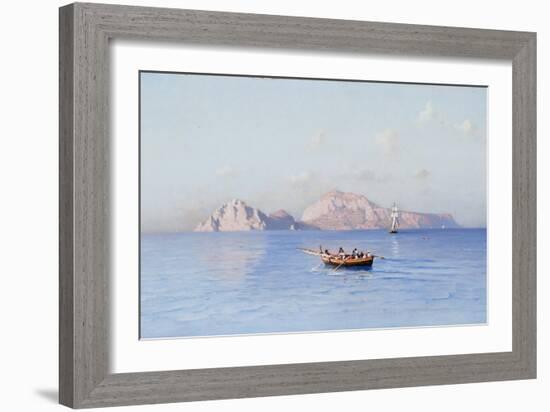 View of Capri-Friedrich Nerly-Framed Giclee Print