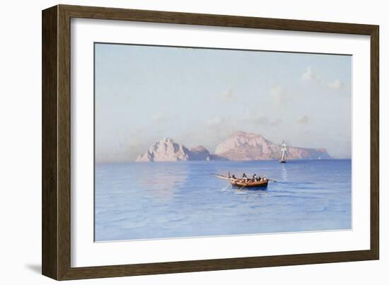 View of Capri-Friedrich Nerly-Framed Giclee Print