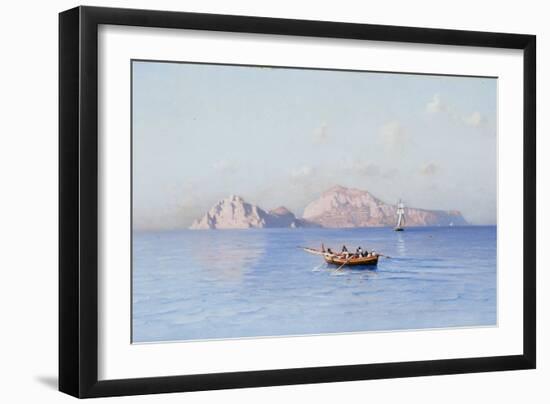 View of Capri-Friedrich Nerly-Framed Giclee Print