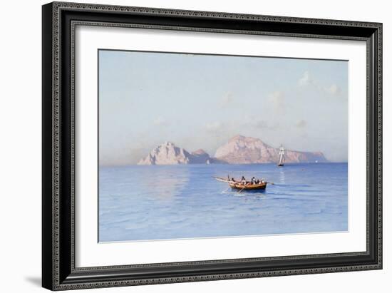 View of Capri-Friedrich Nerly-Framed Giclee Print