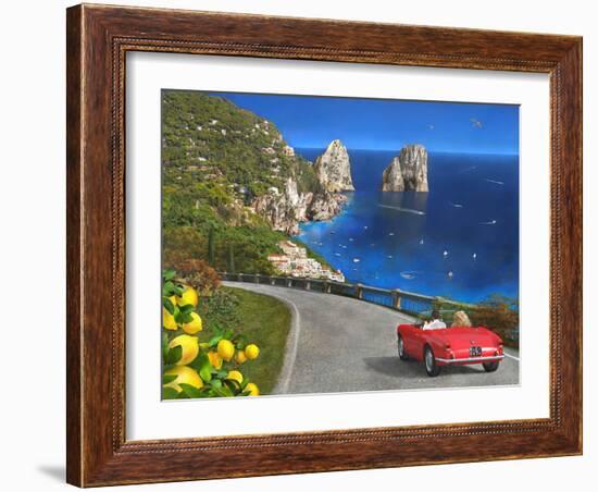 View of Capri-Dominic Davison-Framed Art Print