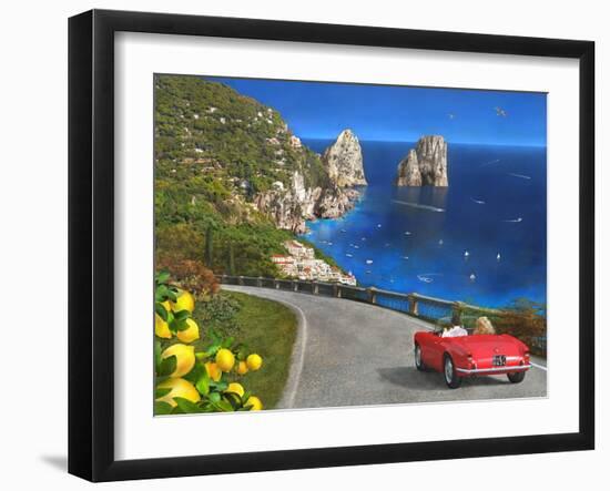 View of Capri-Dominic Davison-Framed Art Print