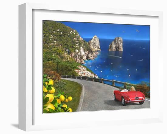 View of Capri-Dominic Davison-Framed Art Print