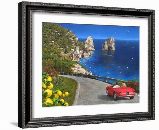 View of Capri-Dominic Davison-Framed Art Print