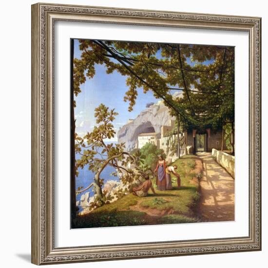 View of Capri-Theodore Caruelle D' Aligny-Framed Giclee Print