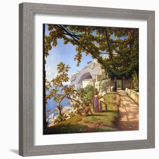 View of Capri-Theodore Caruelle D' Aligny-Framed Giclee Print