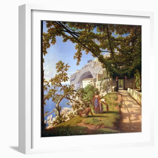 View of Capri-Theodore Caruelle D' Aligny-Framed Giclee Print