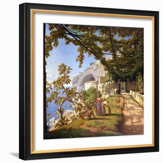 View of Capri-Theodore Caruelle D' Aligny-Framed Giclee Print