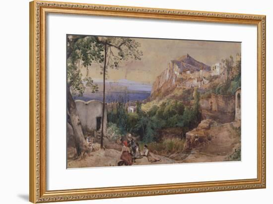 View of Capri-null-Framed Giclee Print