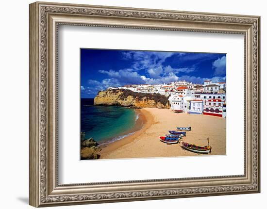 View of Carvoeiro, Algarve, Portugal-null-Framed Art Print