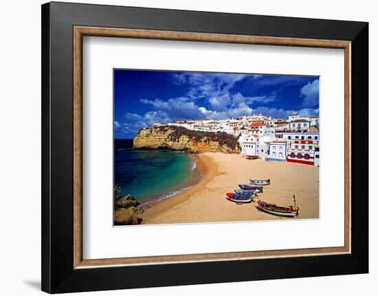 View of Carvoeiro, Algarve, Portugal-null-Framed Art Print