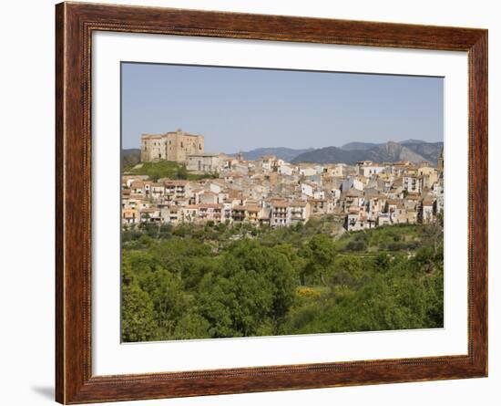 View of Castelbuono, Sicily, Italy, Europe-Martin Child-Framed Photographic Print