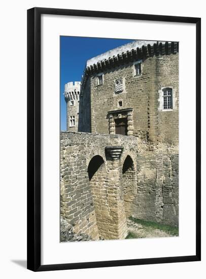 View of Castle of Suze-La-Rousse, Rhone-Alpes, France, 11th-18th Century-null-Framed Giclee Print