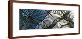 View of Ceiling of a Railroad Station, Oriente Station, Lisbon, Portugal-null-Framed Photographic Print