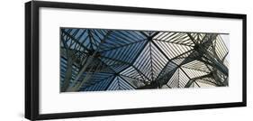 View of Ceiling of a Railroad Station, Oriente Station, Lisbon, Portugal-null-Framed Photographic Print