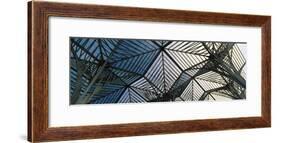 View of Ceiling of a Railroad Station, Oriente Station, Lisbon, Portugal-null-Framed Photographic Print