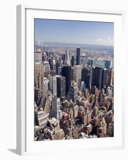 View of Central Manhattan from the Empire State Building-Tom Grill-Framed Photographic Print