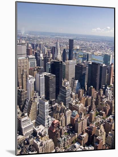 View of Central Manhattan from the Empire State Building-Tom Grill-Mounted Photographic Print