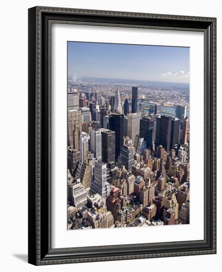 View of Central Manhattan from the Empire State Building-Tom Grill-Framed Photographic Print