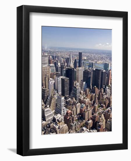 View of Central Manhattan from the Empire State Building-Tom Grill-Framed Photographic Print