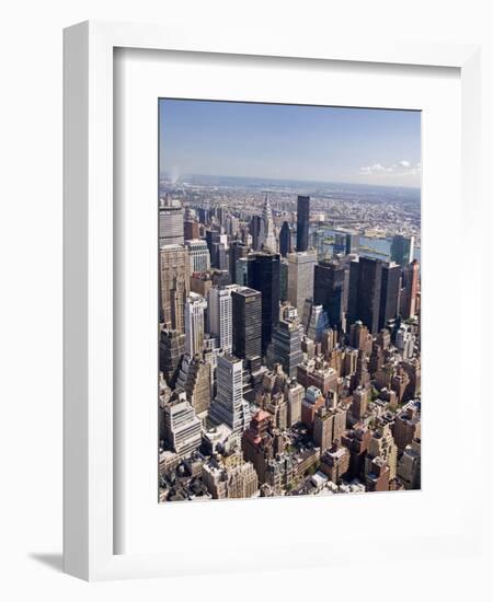 View of Central Manhattan from the Empire State Building-Tom Grill-Framed Photographic Print