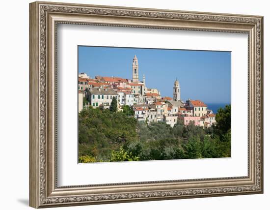 View of Cervo, Imperia, Liguria, Italy, Europe-Frank Fell-Framed Photographic Print