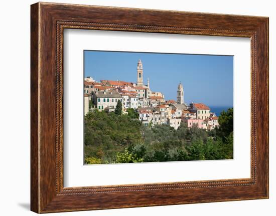 View of Cervo, Imperia, Liguria, Italy, Europe-Frank Fell-Framed Photographic Print