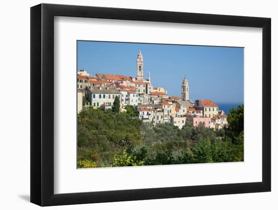 View of Cervo, Imperia, Liguria, Italy, Europe-Frank Fell-Framed Photographic Print