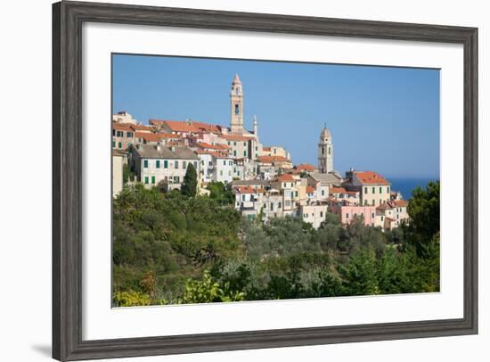 View of Cervo, Imperia, Liguria, Italy, Europe-Frank Fell-Framed Photographic Print