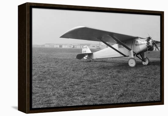 View of Charles Lindbergh's Airplane the Spirit of St. Louis-null-Framed Premier Image Canvas