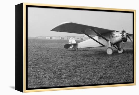 View of Charles Lindbergh's Airplane the Spirit of St. Louis-null-Framed Premier Image Canvas