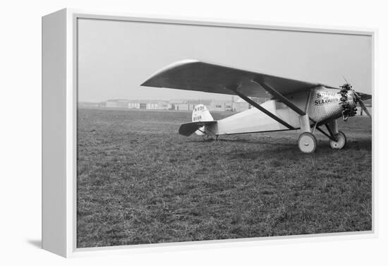 View of Charles Lindbergh's Airplane the Spirit of St. Louis-null-Framed Premier Image Canvas