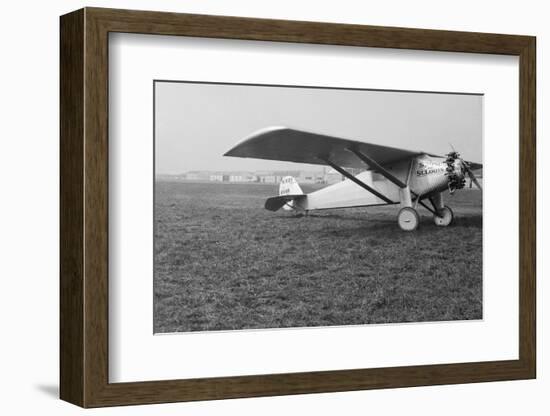 View of Charles Lindbergh's Airplane the Spirit of St. Louis-null-Framed Photographic Print